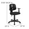 Flash Furniture Pivot Back Black Mesh Chair LF-134-A-BK-GG